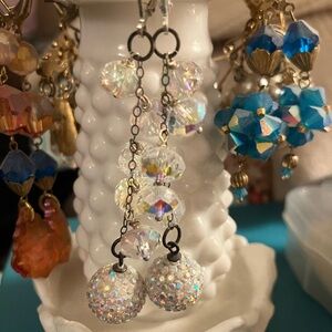 Elegant Swarovski Crystal Drop Earrings